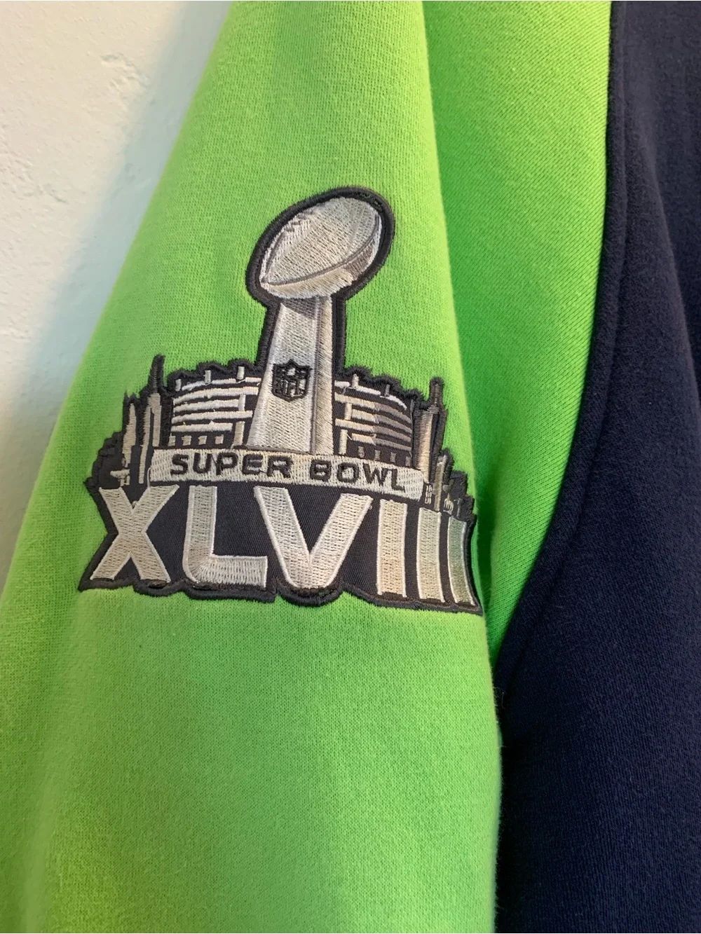 NFL Seattle Seahawks Jacket Super Bowl XLVIII Size XL